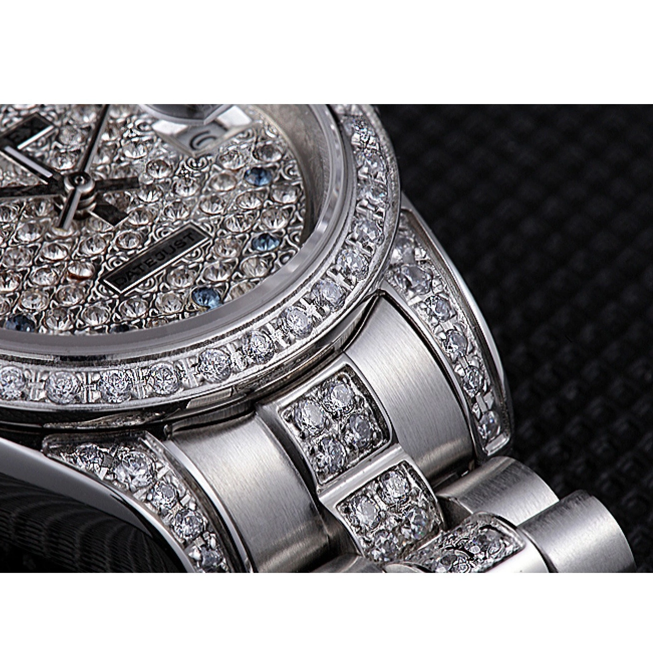 MiroTime 0721 Swiss Rolex DateJust Diamond Dial Stainless Steel 622021